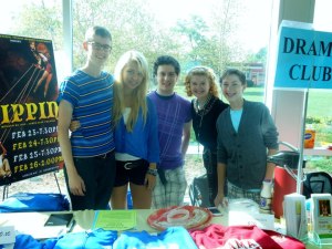 Working the Drama Club Booth! 2012