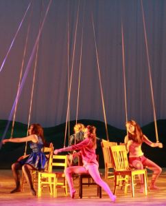 Haley, Sophomore year in "Pippin"