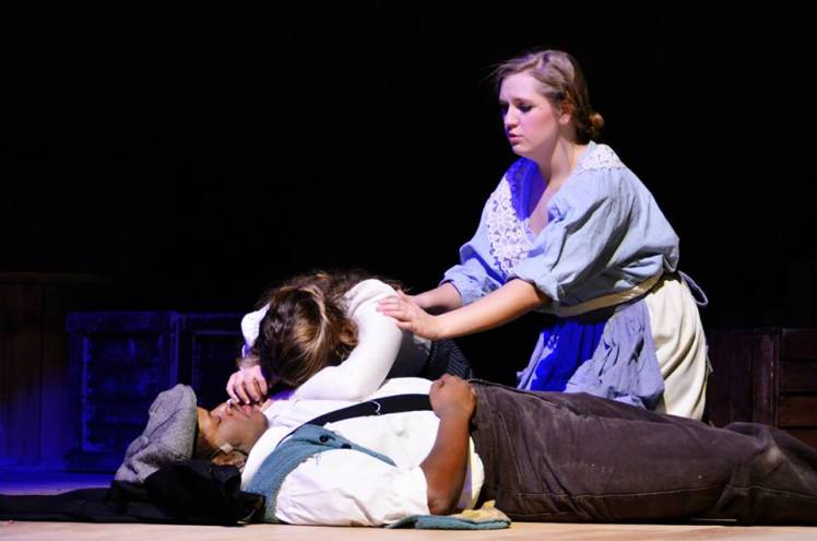 Bridget Cushman playing Nettie is HHS's musical "Carousel"