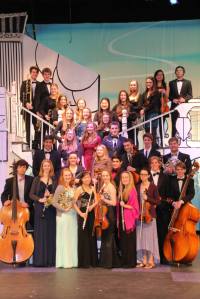 The Pit Orchestra for "The Mikado"