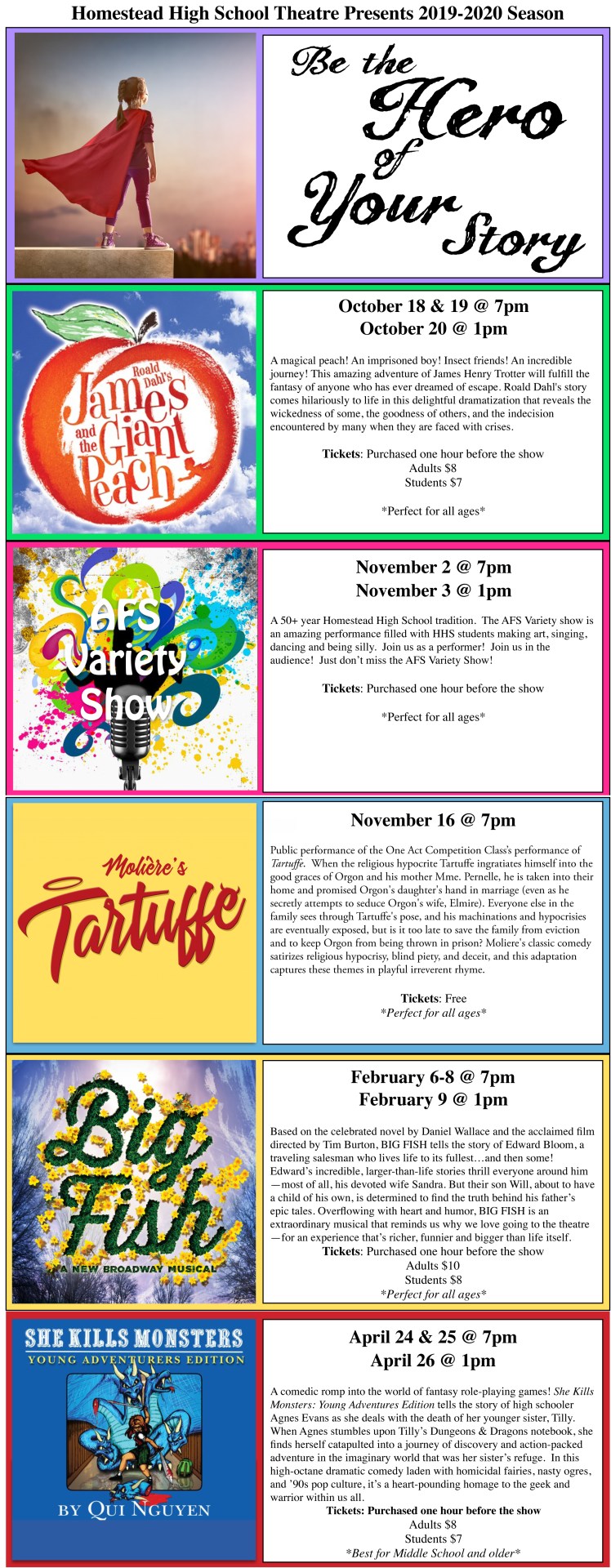 2019-2020 theatre season