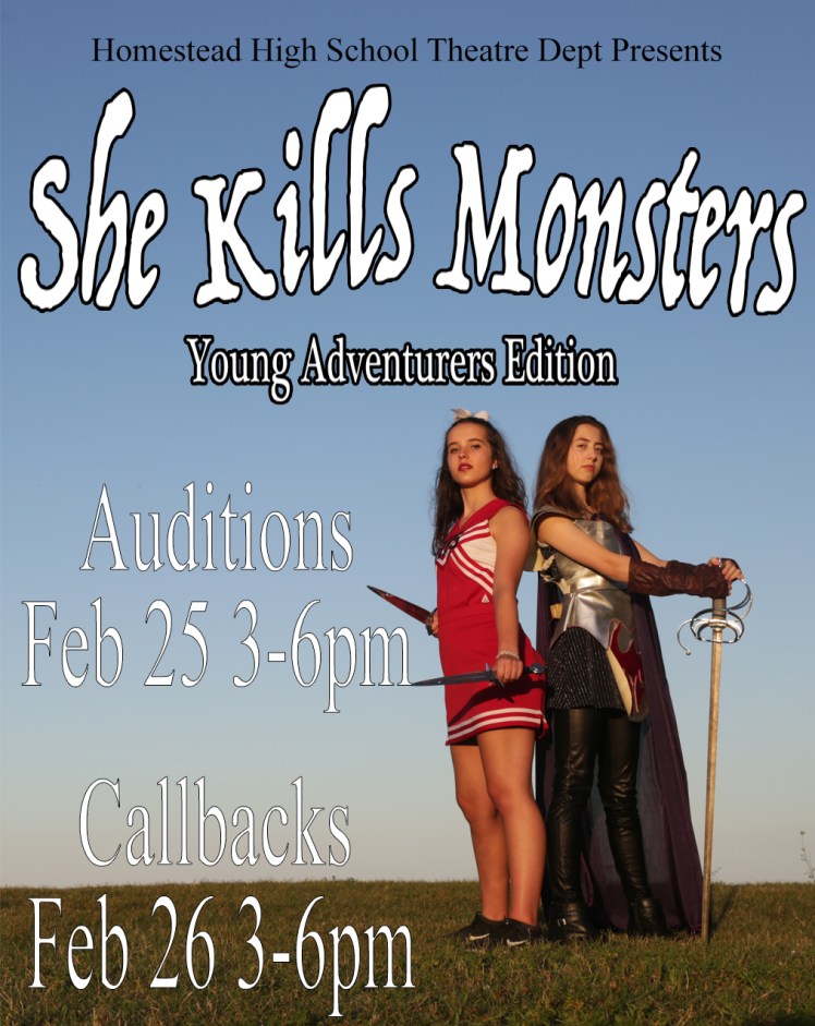 She Kills Monsters auditions